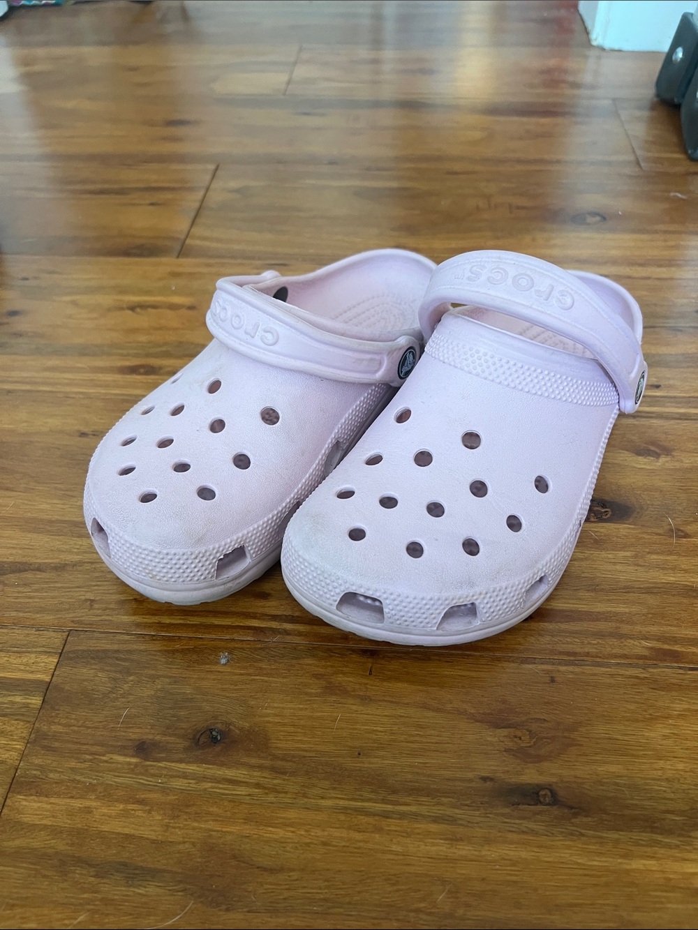 CROCS Kids' Classic Clog in Pale Pink
